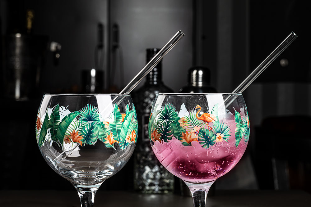 Trinkhalme aus Glas
