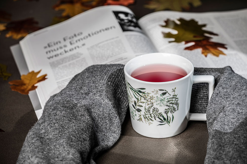 Tasse Kim weiss